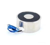 Électroaimant solénoïde de grande taille, force d'aspiration de 65/30 mm, 80 kg, DC 12 V/24 V(24V)