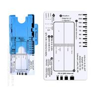 Électrocardiogramme 7 étapes Carte Règle pour une interprétation précise et une analyse rapide dans les paramètres médicaux Outil d'évaluation Moniteur cardiaque Aide