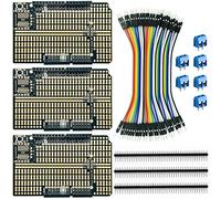 ElectroCookie arduino Prototype Shield kit, Extension DIY Proto PCB pour superposable arduino uno r3 (3 Pack)