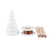 Électroculture Jardinage Copper Wire Stakes Fibonacci Coil serpent enroulement Pure Antenne en cuivre Kit pour la croissance des plantes Amélioration de la croissance des plantes