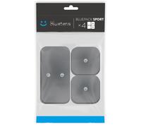 Bluetens Pack d'électrodes Duo Sport – 4 électrodes M et 8 électrodes S – Gris