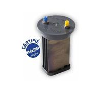 Electrode cellule originale titane system7 / sterilor 100m3 (7 plaques) - As pool