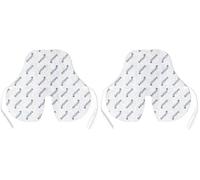 Électrode cervicale ou nuque axion | Patch 13x11 cm pour électrostimulateur TENS et/ou EMS réutilisables et autocollants avec connexion filaire de 2 mm (Lot de 2)