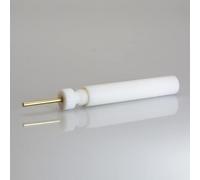 Électrode de carbone vitreux or et platine 3 mm for microscope électronique - électrode amovible à double usage(3mm(AU))