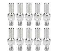 Electrode de plasma 52582 | 10 PCS Remplacement de cuivre rouge électroplate pour PT - Tourche de plasma 40/60 | Électrodes robustes pour les machines à découper/outils de
