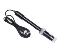 Électrode de rechange PH avec BNC Q9 pour compteurs et contrôleurs, sonde précise pour aquarium, analyse de l'eau, test des eaux usées, câble de 1,5 m noir (1,2 m)
