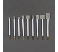 Électrode en feuille de platine isolée en PTFE, 1 pièce, cellule électrochimique de laboratoire - Pureté à 99,99%, taille personnalisable(0.2mm*10mm*15mm)