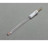 Électrode en fil de platine à pont salin, 0,5 mm x 37 mm, pureté 99,99%, revêtement PTFE, idéale for une utilisation électrochimique.