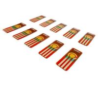 Électrode en or à 99,99% - Contre-électrode électrochimique sérigraphiée for la chimie de laboratoire | 50 comprimés par boîte