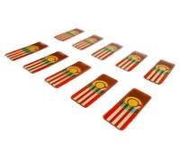 Électrode en or sérigraphiée 3 en 1 - Électrode de travail, auxiliaire et de référence sur substrat de polyimide(5PCS)