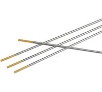 Electrode en tungstène WL 15 D.3,2mm L.175mm gold Litty