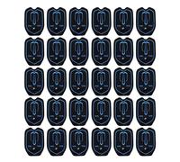 Électrode Patchs de massage électriques Compex pour stimulateur musculaire, avec gel conducteur pour physiothérapie TENS et pression thérapeutique par impulsions 10pcs(5 pair)