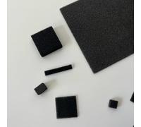 Électrode RVC en carbone vitreux à mailles, 1 pièce - Mousse de carbone de laboratoire à haute conductivité for applications électrochimiques(20x20x5mm)
