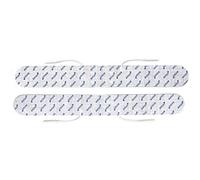 Electrodes compatibles electrostimulateur TENS EMS - 2 électrodes extra-longues pour le dos - 330x45 mm - pads avec connexion 2 mm - patch pour electrostimulation TENS et EMS