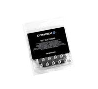 Électrodes Compex pour Corebelt - Sachet de 4 8x8cm, Noir