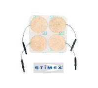 Électrodes de neurostimulation STIMEX - Rondes - 2 paires - 50 mm
