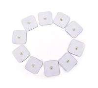 Électrodes de remplacement Non tissées carrées, 4x4cm, 10 pièces, pour stimulateur musculaire, tampons de Support