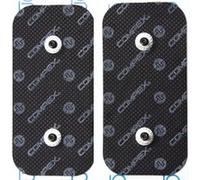 Cefar Compex Électrodes Easysnap Performance – Double Snap 5x10 cm – Sachet 2 Noires