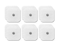 Électrodes En Gel Autoadhésif 50 X 50 Mm, 12 Patchs De Rechange EMS TENS Avec Connecteur Bouton-Pression 3,5 Mm, Compatibles EM 41 EM 49 EM 80 SEM 40 SEM 43
