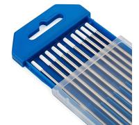 Électrodes En Tungstène Pour Soudage TIG, Lot De 10, 150mm/175mm, Pointes WT20 WC20 WP20 WL20 WZY, Pour Acier, Aluminium, Cuivre, Tiges En Titane(WZY,1.6 * 150MM)