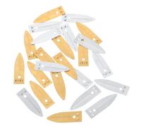 Électrodes Kit Éducatif Cuivre et Zinc 12 Paires pour Expériences | Plaques Conductrices pour Piles de Fruits, Usage Scolaire et Recherche, Lot, Cuivre Zinc
