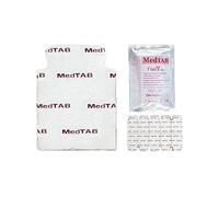 Électrodes pour ECG à Timbre (23x34 mm) - Lot de 100 pièces, Ag/AgCl, Professional, Jetable