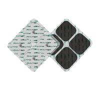 Electrodes pour Electrostimulateur 24 Pcs pour Appareils Sanitas et Beurer | Electrodes Tens 5x5cm, Connexion Bouton 3,5mm, Patch Electrostimulation Réutilisables Autocollantes pour Appareils TENS EMS