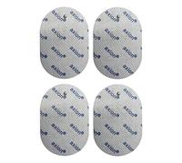 Électrodes pour électrostimulateur PANASONIC - 4 electrodes ovales 7 x 5 cm - patch compatibles avec les appareils d'électrostimulation Panasonic (pads TENS-EMS)