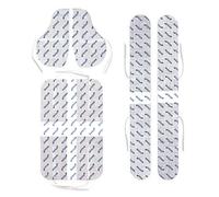 Electrodes pour electrostimulateurs TENS EMS | pads contre le mal de dos | soulage les douleurs dans le bas du dos et la nuque | patchs avec connexion à fil 2 mm | electrostimulation