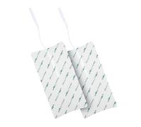 Électrodes Tens 5x10 cm - Patchs Electrostimulation Autoadhésifs Réutilisables pour Soulagement de la Douleur - Compatibles avec la Plupart des Stimulateurs Musculaires EMS (Lot de 12)
