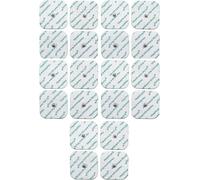 Électrodes Tens Électrodes auto-adhésives 5x5 cm avec connexion à goujon de 3,5 mm (20 pièces) compatibles avec les machines Beurer, Sanitas, Boots, Kinetik Tens