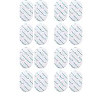 Électrodes Tens Électrodes autocollantes de forme ovale (16 pièces) avec connexion à goujon de 2,2 mm compatibles avec les appareils Omron E2, E4 Tens