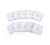 Électrodes Tens Pour Machine De Thérapie Numérique, 10 Pièces/Lot, Stimulateur De Nerfs, 5x5cm