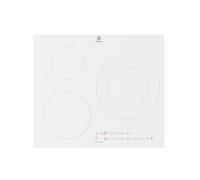 La table de cuisson à induction 59cm 3 feux 7350w Electrolux LIT60342CW/1 blanc G