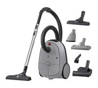 Electrolux 600 Aspirateur traineau avec Sac, Kit pour Poils d'animaux, 50% de Plastique Recyclé, 1x Filtre Hygiène HEPA 12 Lavable, Cordon 12m XXL, EB61A5UG, Gris
