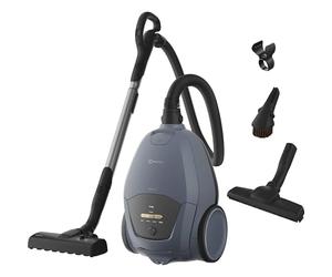 Electrolux 700 Silent Aspirateur avec Sac EB71U2LDB, Ultra Silencieux 59 DB, Brosse AllFloor Auto Tous Sols, Filtre Hygiène E12 Lavable, Rayon d’Action 12 m, 3,5 L, Bleu Denim Clair