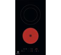 Electrolux Plaque de cuisson vitrocéramique LHR3233CK1 - 2 foyers Hi-Light 18 cm 700/1700 W - Noir