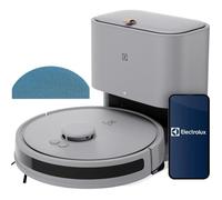 Electrolux Aspirateur Robot avec Navigation Lidar,Aspiration Puissante 4000Pa et Lavage 2-en-1,Vidage Automatique de la Poussière