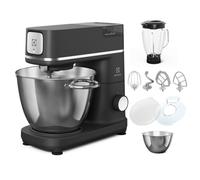 Electrolux Robot de cuisine série 800 E6KM1-8BPT – 1200 W, bols 6+4 L, fouet et mixeur, LED, acier