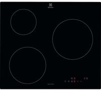 Electrolux CIB60320CK Plaque à induction, 60 cm, 3 zones de cuisson, niveaux d'intensité, fonction PowerBoost, chauffage rapide, minuteur, verrouillage de sécurité