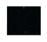 Electrolux CIT60330BK - Table de cuisson à induction - 3 plaques de cuisson - Niche - largeur : 56 cm - profondeur : 49 cm - noir - avec avant biseauté