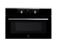 Electrolux CKM806CX Four électrique compact, série 800, fonction micro-ondes, puissance 1000W, grill avec 1900W, 23 fonctions, chauffage rapide, capacité 43L, écran TFT, noir