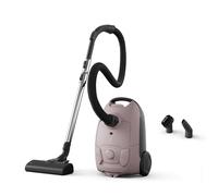 Electrolux Clean 500 Aspirateur avec Sac Puissant EB51C1WP, Compact, léger, éco Responsible, Suceur Combiné Lisse, Maniabilité Facile, Contrôle Manuel de la Puissance, Taille compacte, Rose