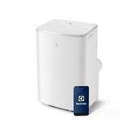 Electrolux Comfort 600 transportable AC BTU 9000, EXP26U339CW, Climatiseur Portable, 2,6 kW, Mode Silencieux, Fonction 3-en-1, WIFI, affichage LED, Télécommande Intuitive, Blanc