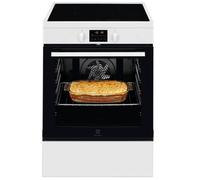 Electrolux Cuisinière induction a+ 73l 3 feux, série 500 surroundcook, blanc - LKI64890BW