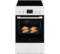 Electrolux Cuisinière vitrocéramique 57l 4 feux blanc - LKR524292W