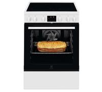 Electrolux Cuisinière vitrocéramique 73l 4 feux blanc - LKR64890AW