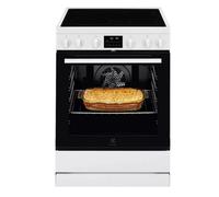 Electrolux Cuisinière vitrocéramique 73l 4 feux blanc - LKR64890BW