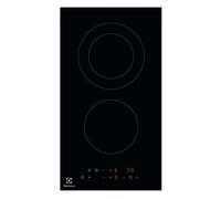 electrolux domino vitrocéramique 29cm 2 feux 2900w noir LHR3233CK