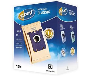 Electrolux E200M Accessoires Aspirateur S-Bag Classic 15 Sacs Méga Pack